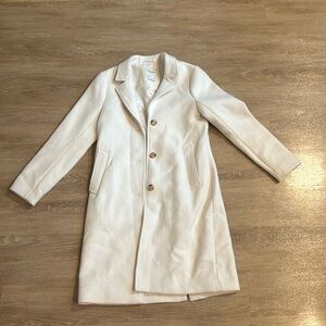 Abercrombie dad coat cream